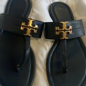 Tory Burch black / gold sandal